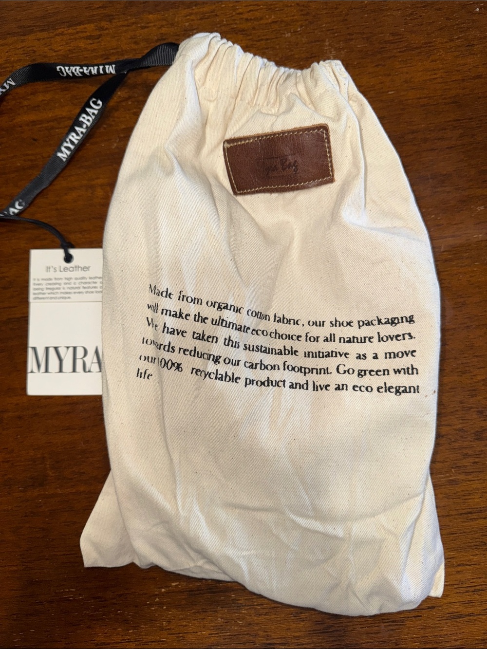 NWT & Bag Myra Cowhide Slide Sandals in Brown & White - Picture 5 of 5